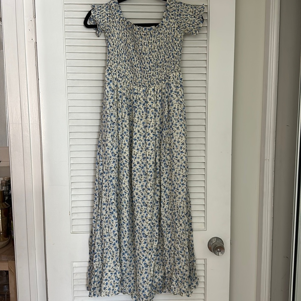 Urban Outfitters off the shoulder midi dress